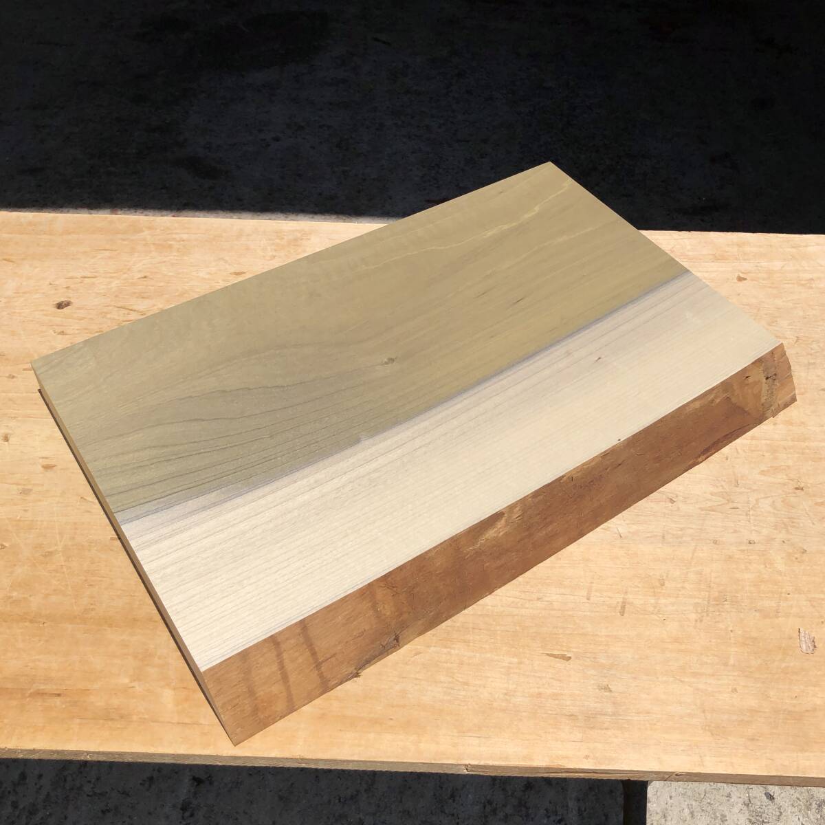 送料無料!朴【A51B】540×350~368×42mm ホオ 木工 まな板 彫刻 木彫 天然木 自然素材 材木 木材 乾燥材 無垢材《銘木すずめや》拍卖