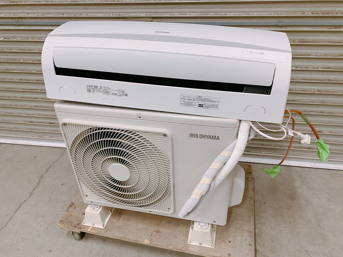 訳あり アイリスオーヤマ ルームエアコン IRA-2204R IRA-2204RZ 2021年製 R32 6~8畳 ※配管潰れ有 家庭用 エアコン 茨城 0822か1 M170/220拍卖