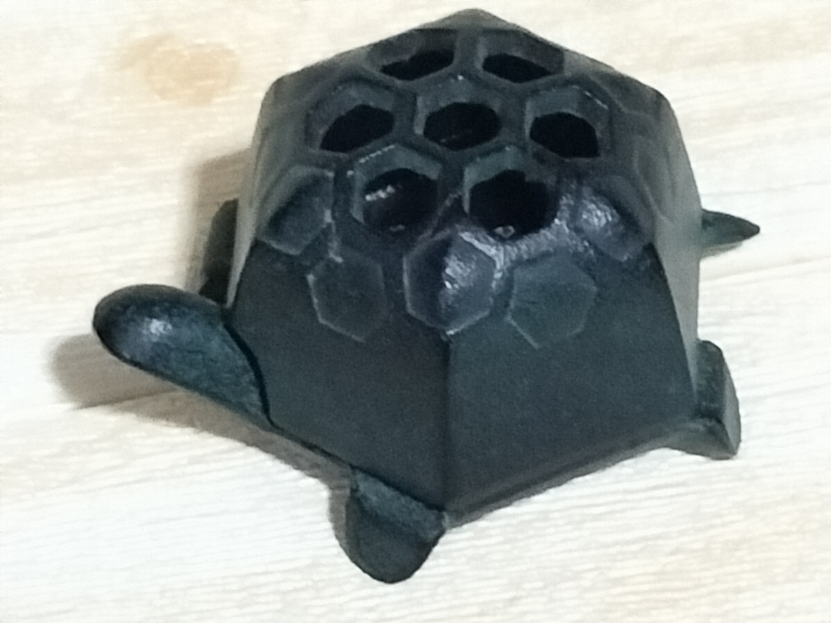 レア!南部鉄器 !香炉! 亀 置物 !カメ! 縁起物 ペン立て!ガレ4−3拍卖