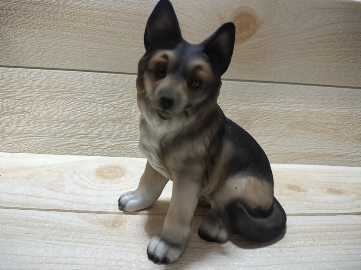レア!当時物!犬! 置物! オブジェ !ビンテージ!フィギュリン 陶器製! インテリア!物拍卖