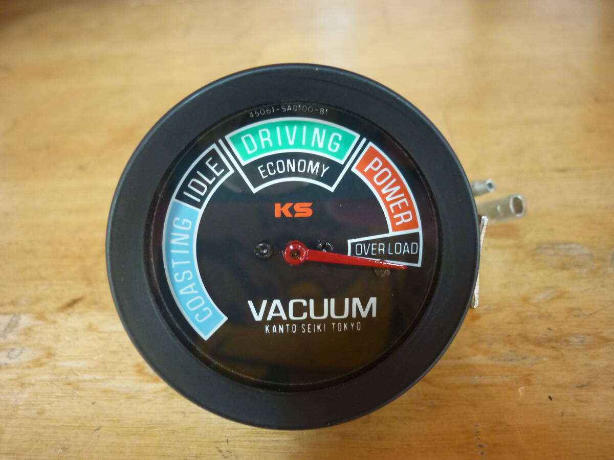 安心の消毒済 KS 関東精機 機械式 バキューム計 52パイ メーター・イルミ確認済 送料600円もOK ハーレー ショベル 美品拍卖