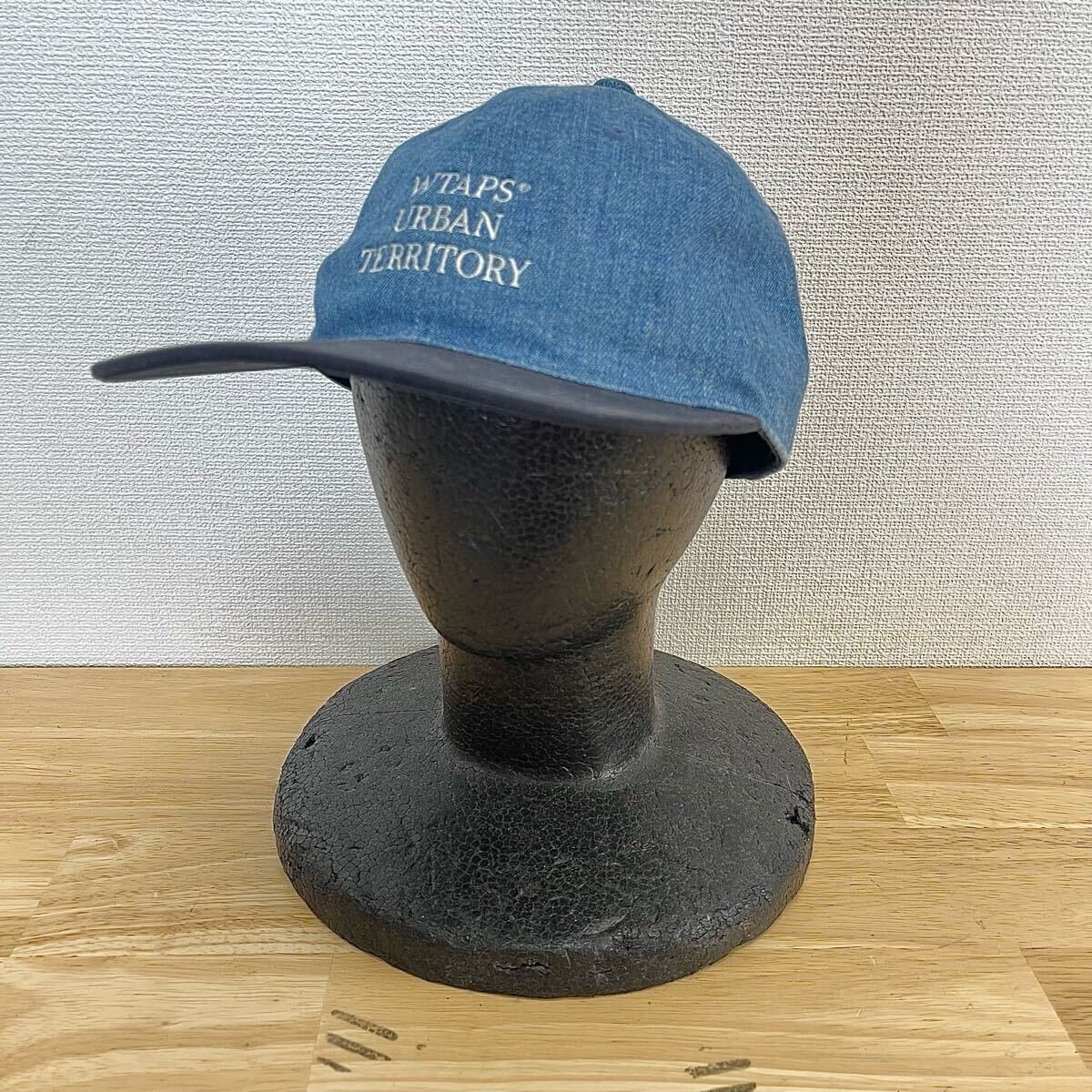 WTAPS ダブルタップス 221HCDT-HT07 T-6H 02/CAP/COTTON.DENIM デニム キャップ INDIGO インディゴ 帽子 ロゴ 刺繍 10127371拍卖