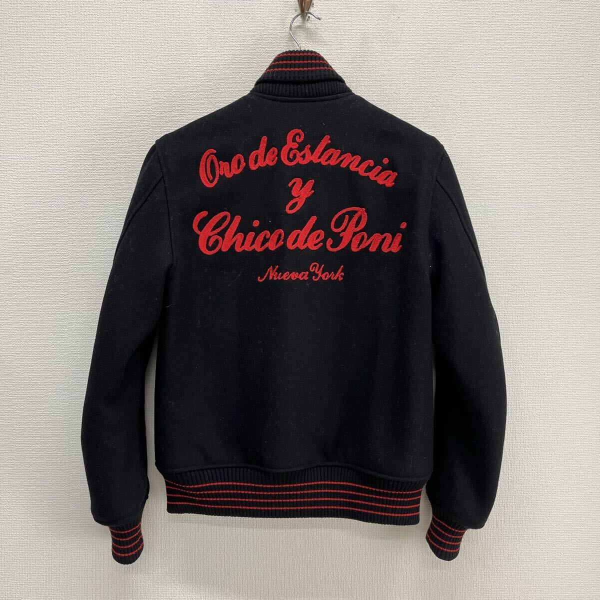 Schott ショット 3132069 パーシティジャケット スタジャン スタジアムジャケット ウール 刺繍 S 10128223拍卖