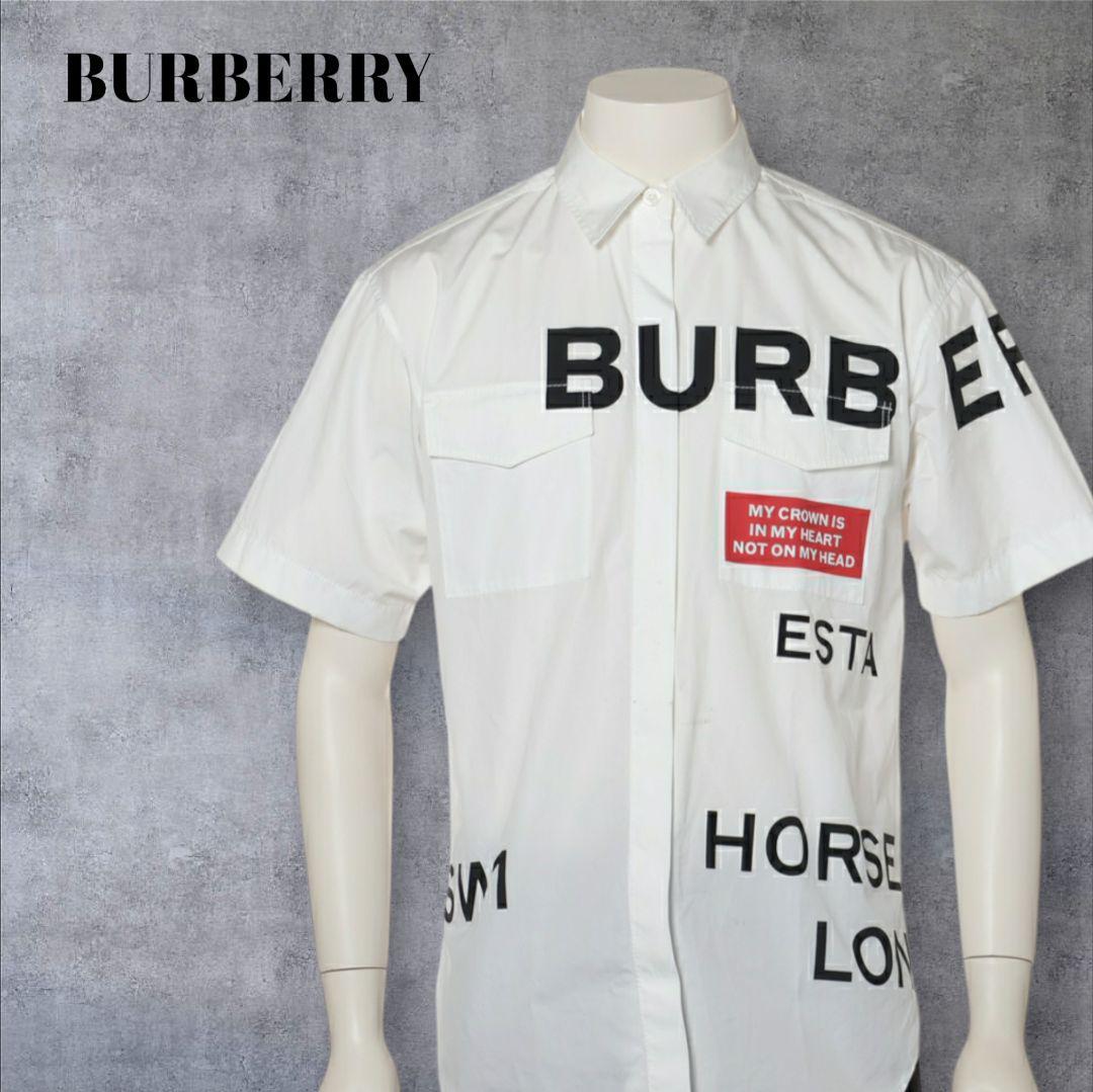BURBERRY バーバリー ホースフェリー ティッシ期 シャツ ホワイト拍卖