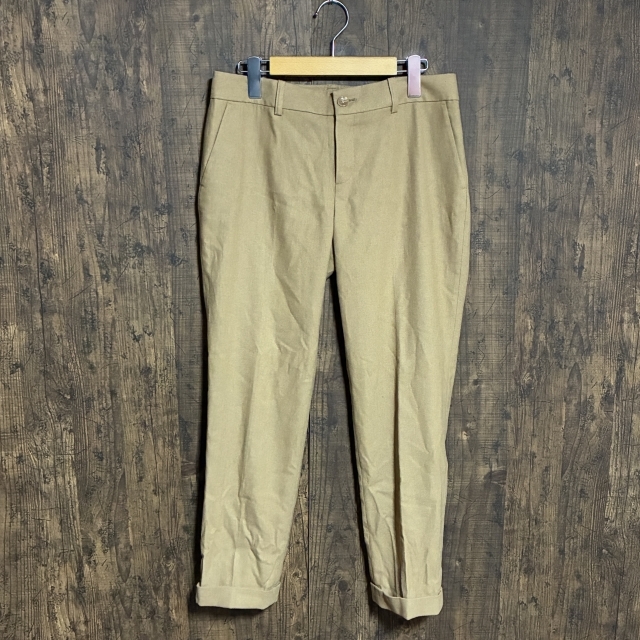 C13◇UNTITLED | アンタイトル スラックスパンツ キャメルブラウン レディース 3サイズ 中古品拍卖