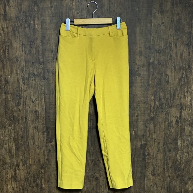 C15◇PLST | プラステ スリムパンツ マスタードイエロー レディース Mサイズ 中古品拍卖