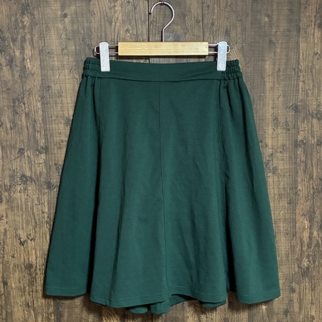 C16◇n,Or | エヌオーアール フレアスカート ダークグリーン レディース Fサイズ 中古品拍卖