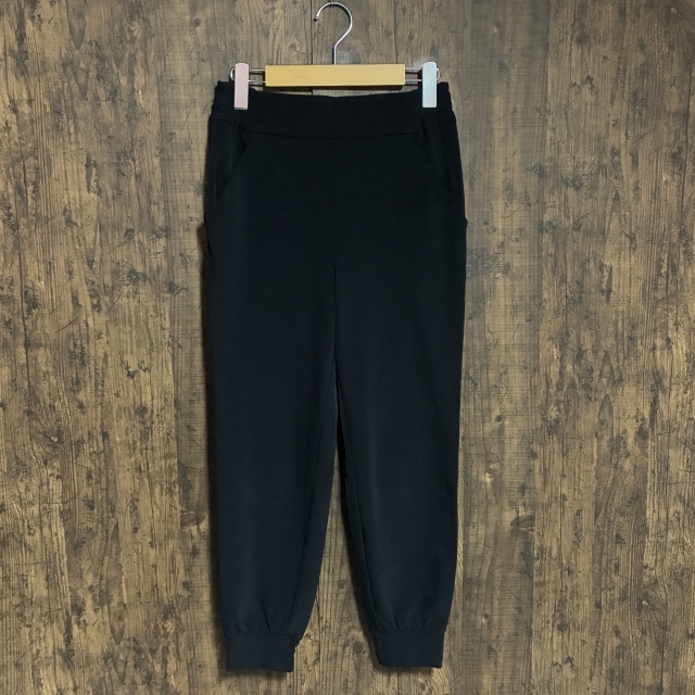 C20◇qualite | カリテ テーパードパンツ ブラック レディース 0サイズ 中古品拍卖