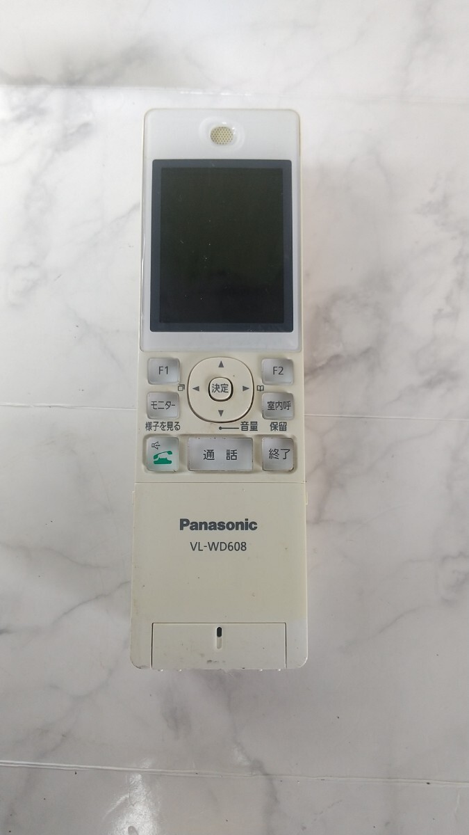K4720 Panasonic VL-WD608 ワイヤレスモニター 子機 ドアホン/パナソニック 動作未確認 現状品 JUNK 送料無料拍卖