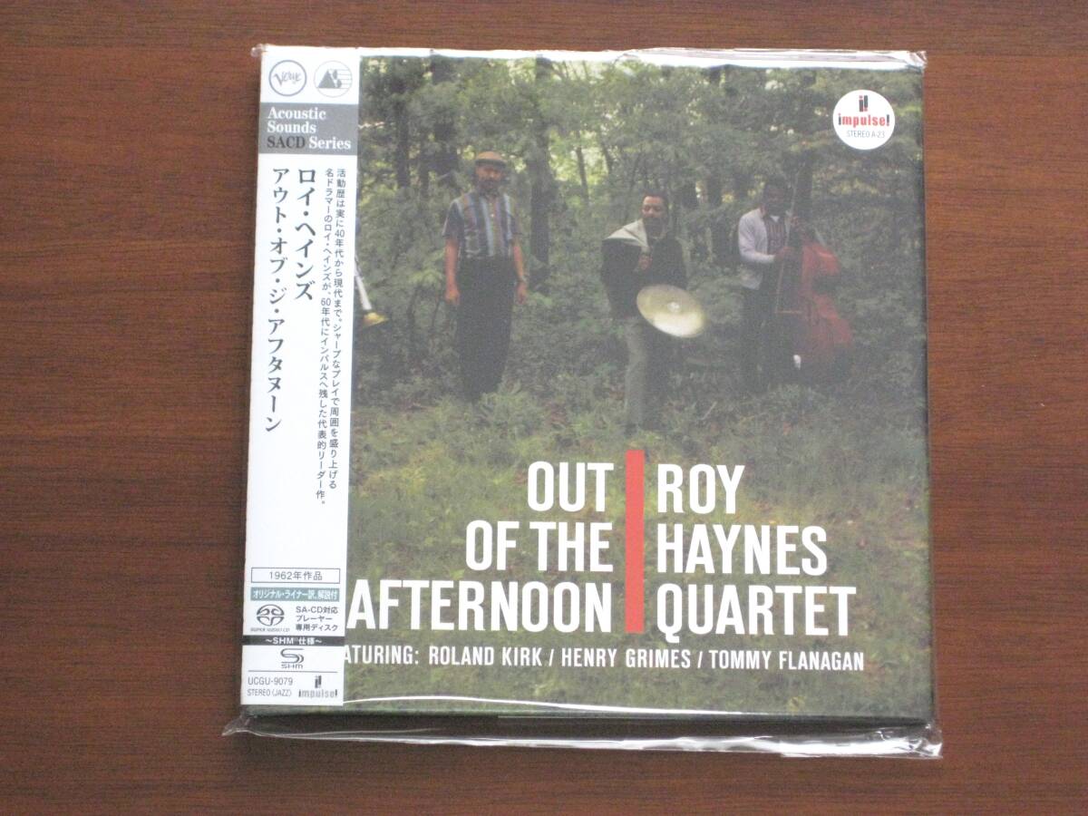 ☆ ROY HAYNES ロイ・ヘインズ/ OUT OF THE AFTERNOON 2025年発売 紙ジャケ SHM-SACD SACD専用 国内帯有拍卖