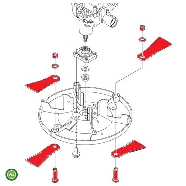 クボタ純正 GC-M500用 刈刃アッシ M500 L6441-91103拍卖