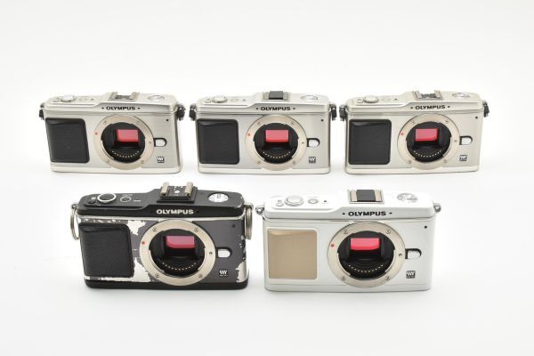 オリンパス OLYMPUS E-P1 E-P2 5台まとめ 動作未確認ジャンク #M62A1445拍卖