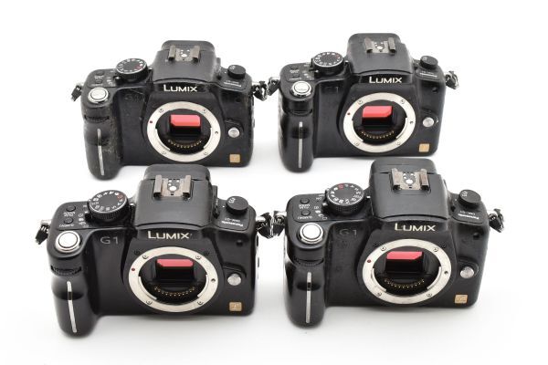 パナソニック Panasonic DMC-G1 ブラック 4台まとめ 動作未確認ジャンク #M68A1455拍卖