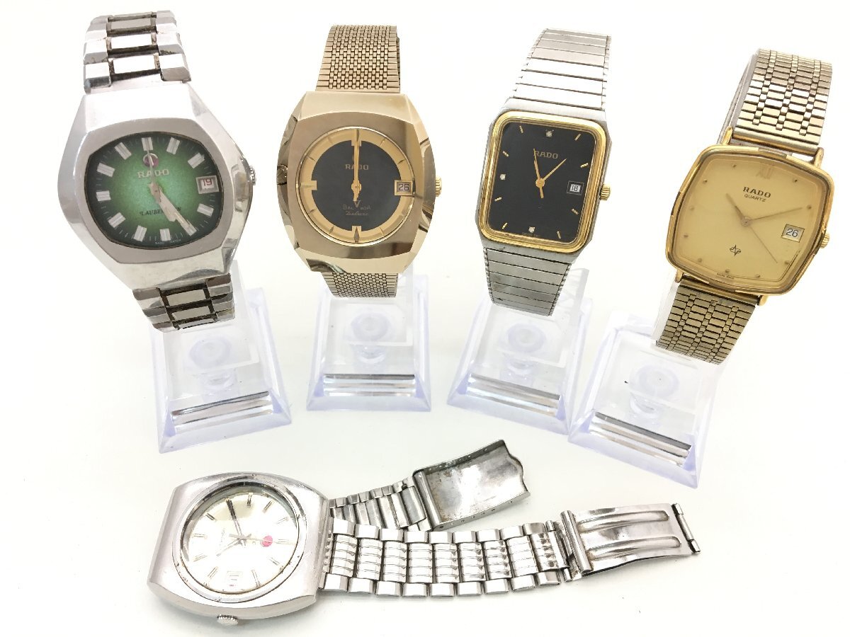 RADO「BALBOA / montana / LAUBERHORN 等」 5本 まとめ 腕時計 動作未確認 現状渡し 中古【UW070615】▲拍卖