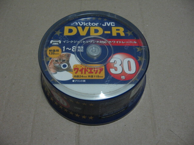ビクター Victor DVD-R 映像用 1-8x 30枚 VD-R120SQ30拍卖
