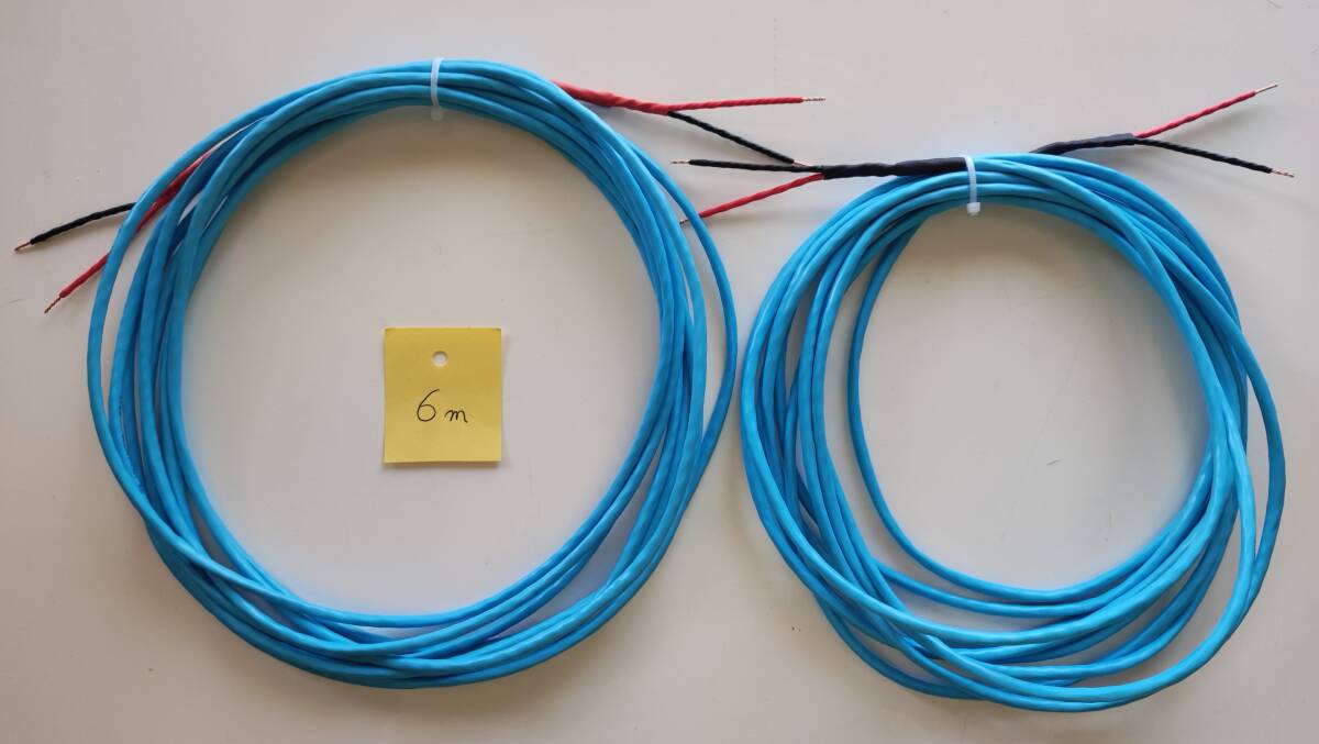 LANケーブルで自作 スピーカーケーブル 6m×2 拍卖