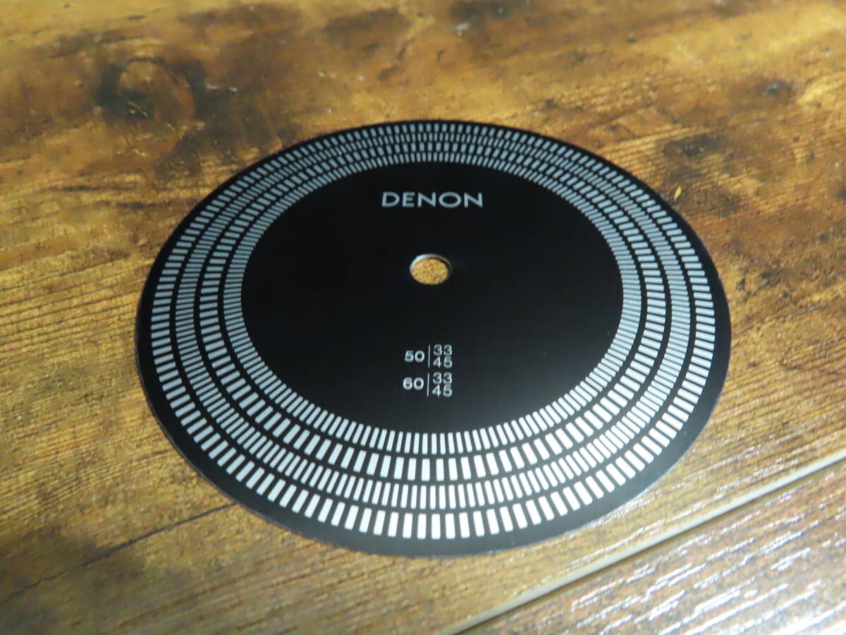 DENON 回転測定 ストロボプレート ストロボスコープ No.262拍卖
