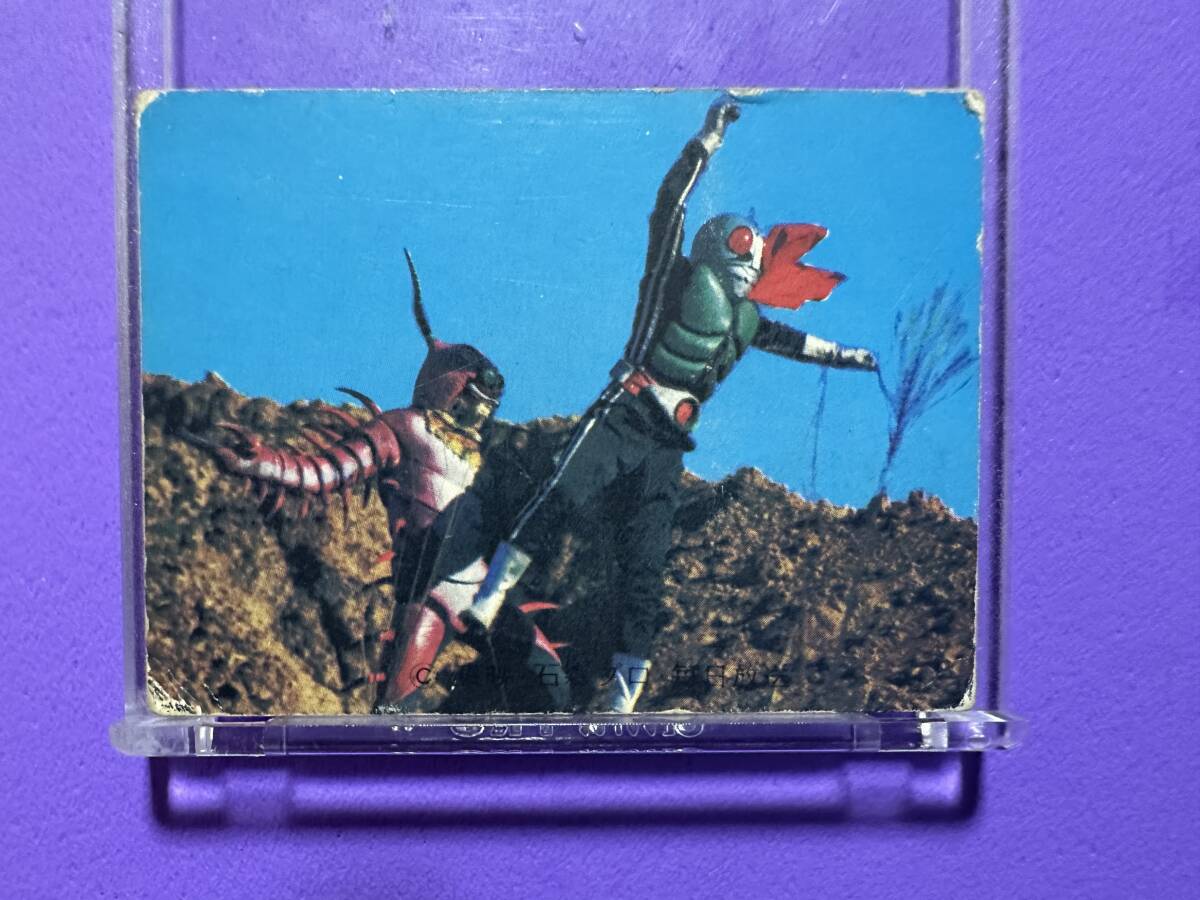 当時物 仮面ライダースナック 429 強てきムカデタイガー カルビー製菓 拍卖