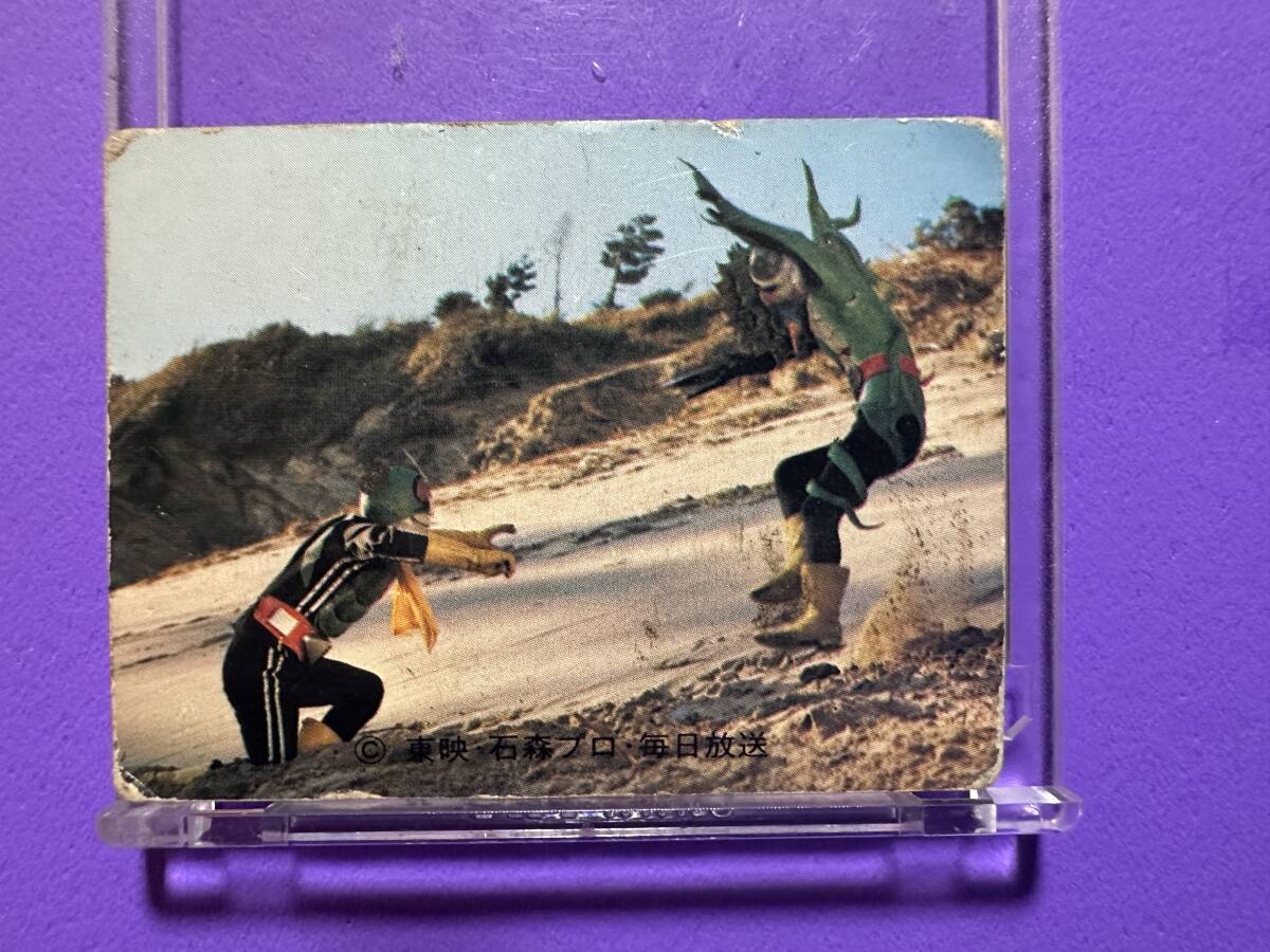 当時物 仮面ライダースナック 429 にせライダーと怪人 カルビー製菓拍卖