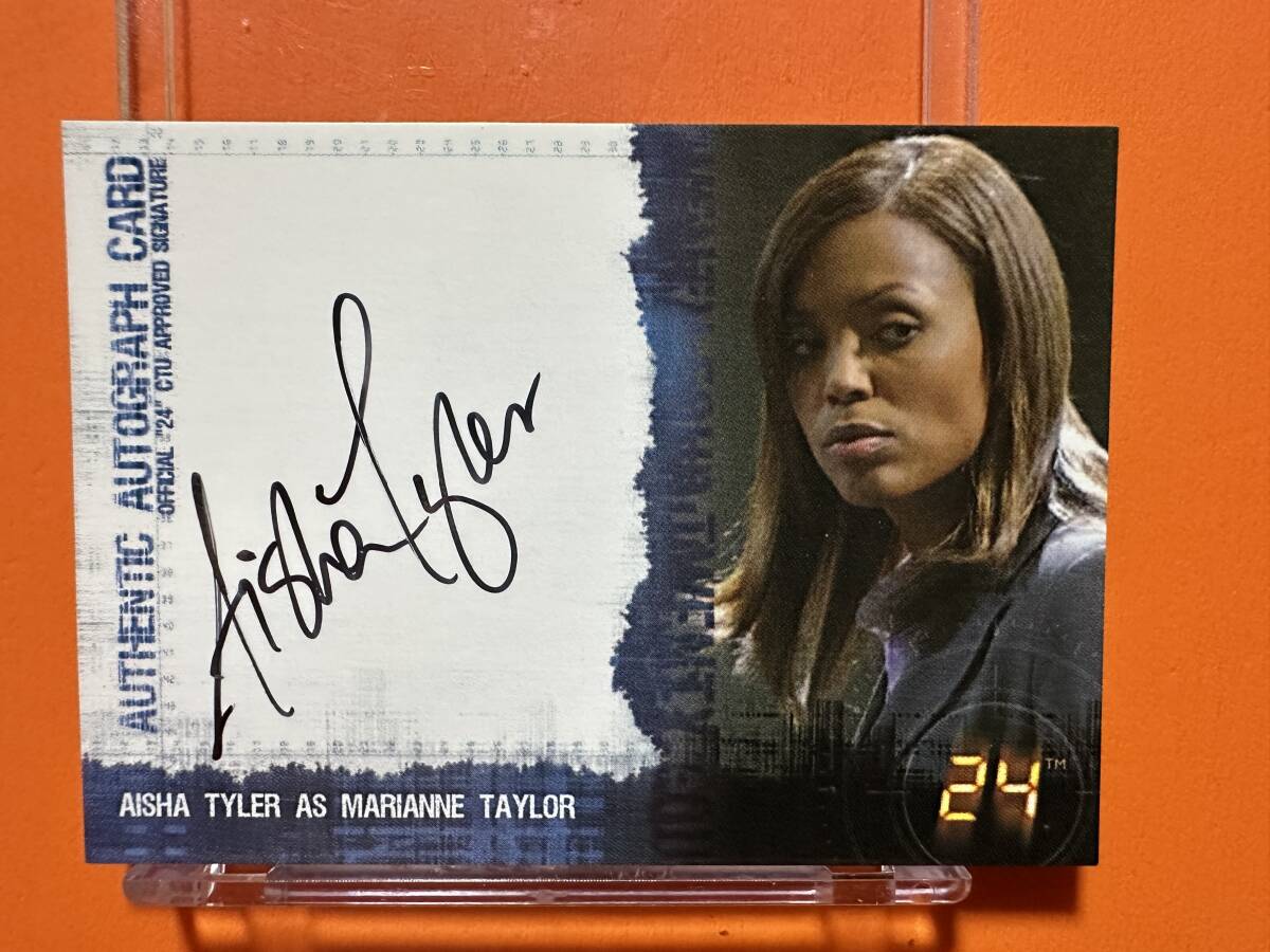 24 Twenty Four マリアンヌ・テイラー CTU諜報員 aisha tyler 直筆サインカード autograph cards COMIC IMAGES B拍卖