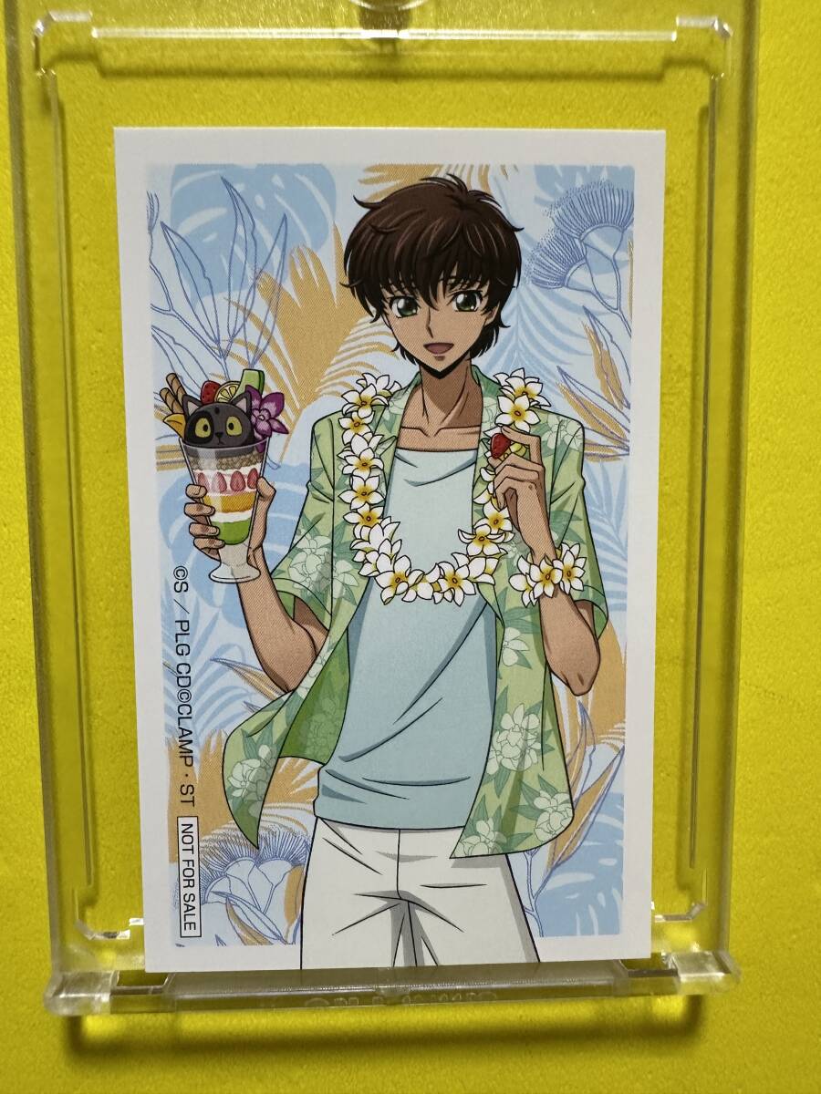 コードギアス 反逆のルルーシ POP UP SHOP 非売品 ミニフォトカード スザク拍卖