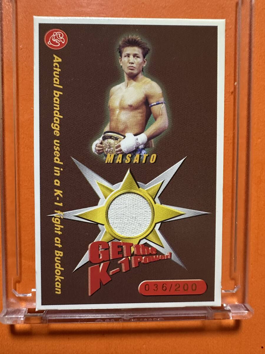 魔裟斗 バンテージカード 036/200 GET the k-1 power! KONAMI 拍卖