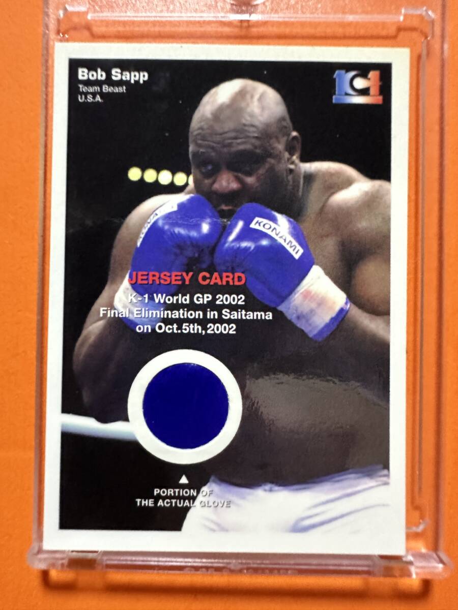 ボブ・サップ グローブカード 12/77 k-1 GRAND PRIX 2002 CARDS SET エポック社拍卖
