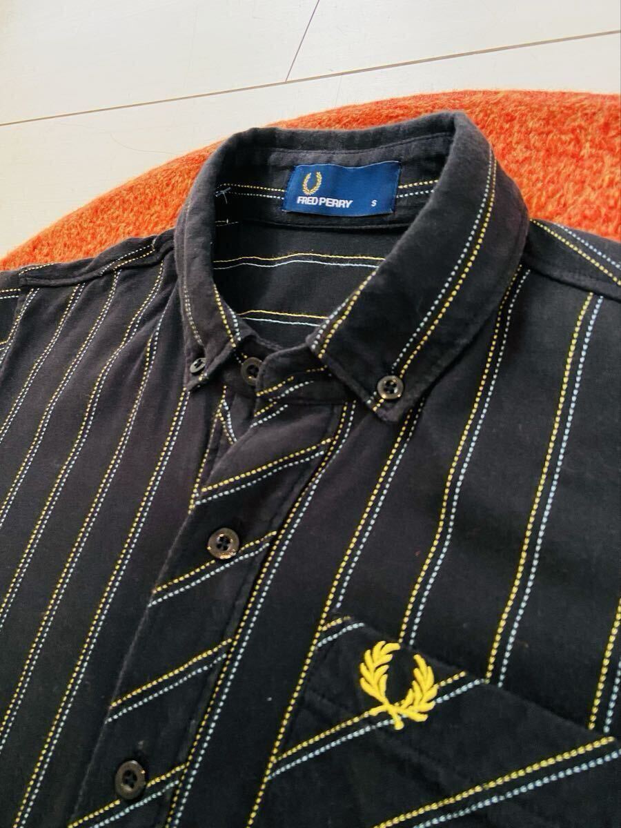 Fred Perry ストライプシャツ・フレッドペリー ポロシャツ・モッズシャツ・mods・skins・ska・Ben Sherman・lonsdale・ベスパ・検索用拍卖