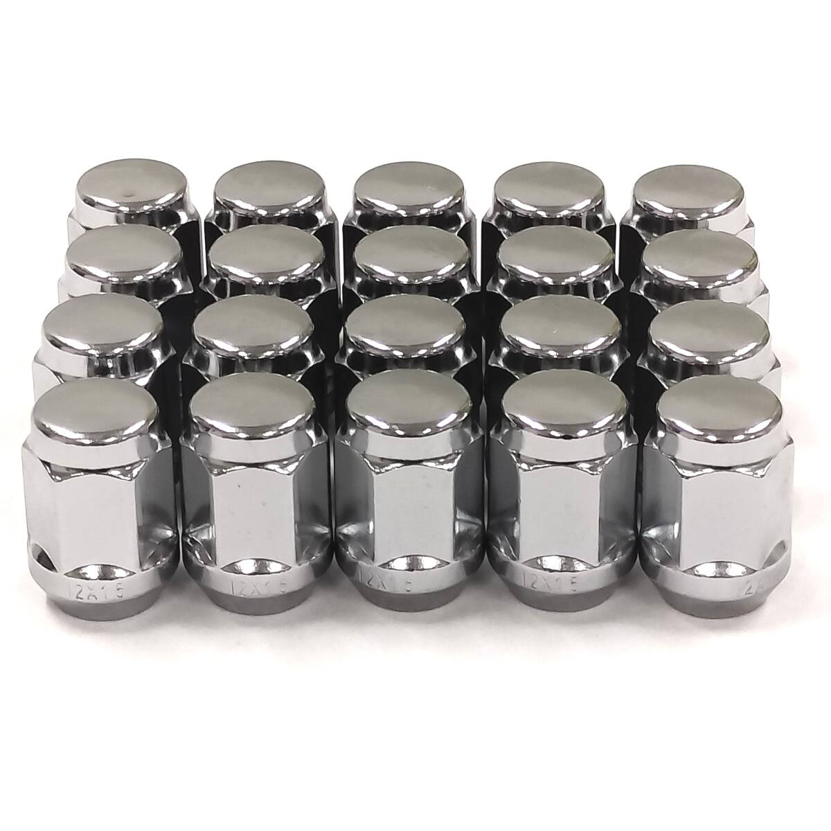 ホイールナット M12 x P1.5 21HEX 35mm メッキ つば付き 袋タイプ 20個セット 新品 トヨタ ホンダ マツダ ミツビシ ダイハツ 03-1215021-拍卖