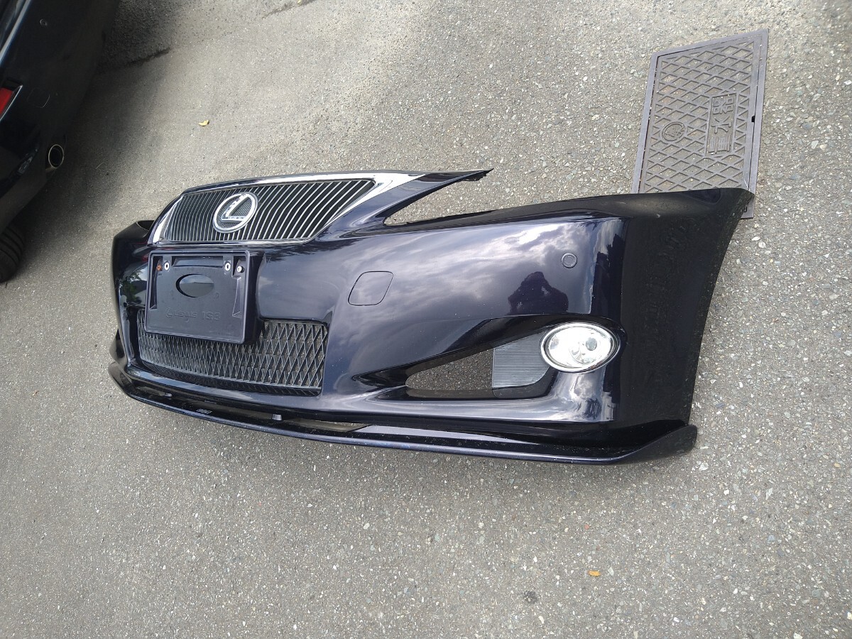 希少 LEXON リップ付 20系 IS250C レクサス 純正 フロントバンパー 9AL パープル GSE 20 21 350C レクソン スポイラー拍卖