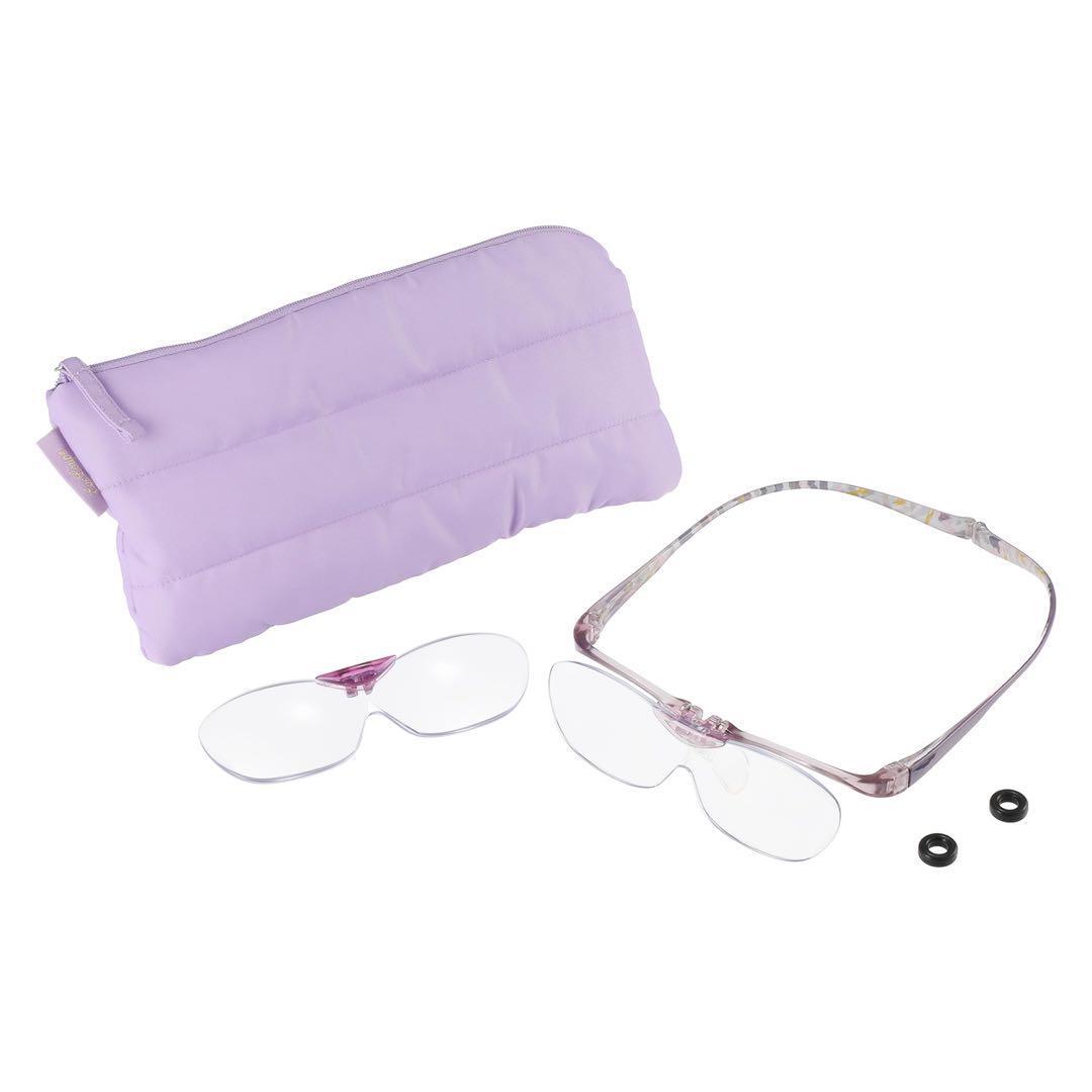 レンズを付け替えられる 跳ね上げ式拡大鏡 マグネット式 アイルーペ1.6、2倍拍卖