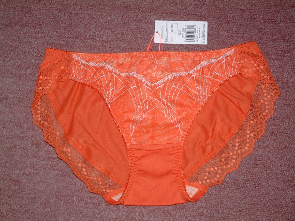 ★定価2090円 ★トリンプ アモスタイル フロント全体に花柄の編みレースをあしらったショーツ Lサイズ AMST1458 Mini JX M018拍卖