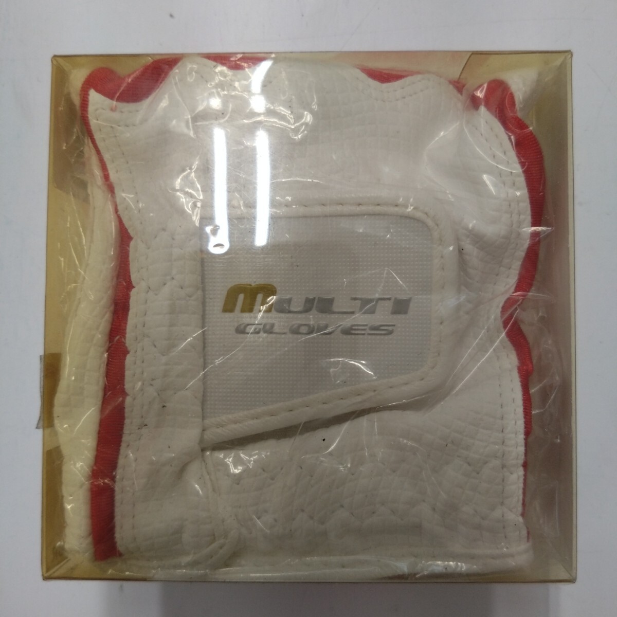 MULTIマルチグローブM (左、シロ/アカ)拍卖