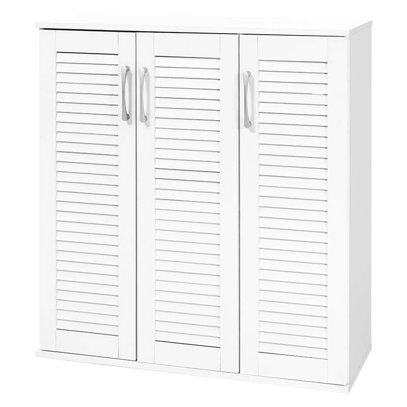 ルーバーシューズラック RSR-1701WH ホワイト拍卖