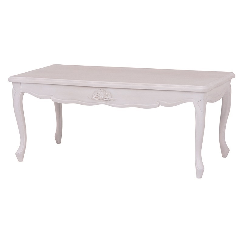 ハンプトンシリーズ テーブル(アンティークホワイト) RT-1368AW拍卖