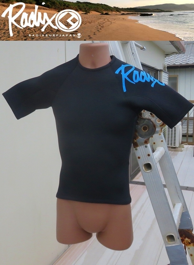 ウエットスーツ☆RADIXL ☆半袖タッパー 3mm メンズM 165cm/62kg拍卖