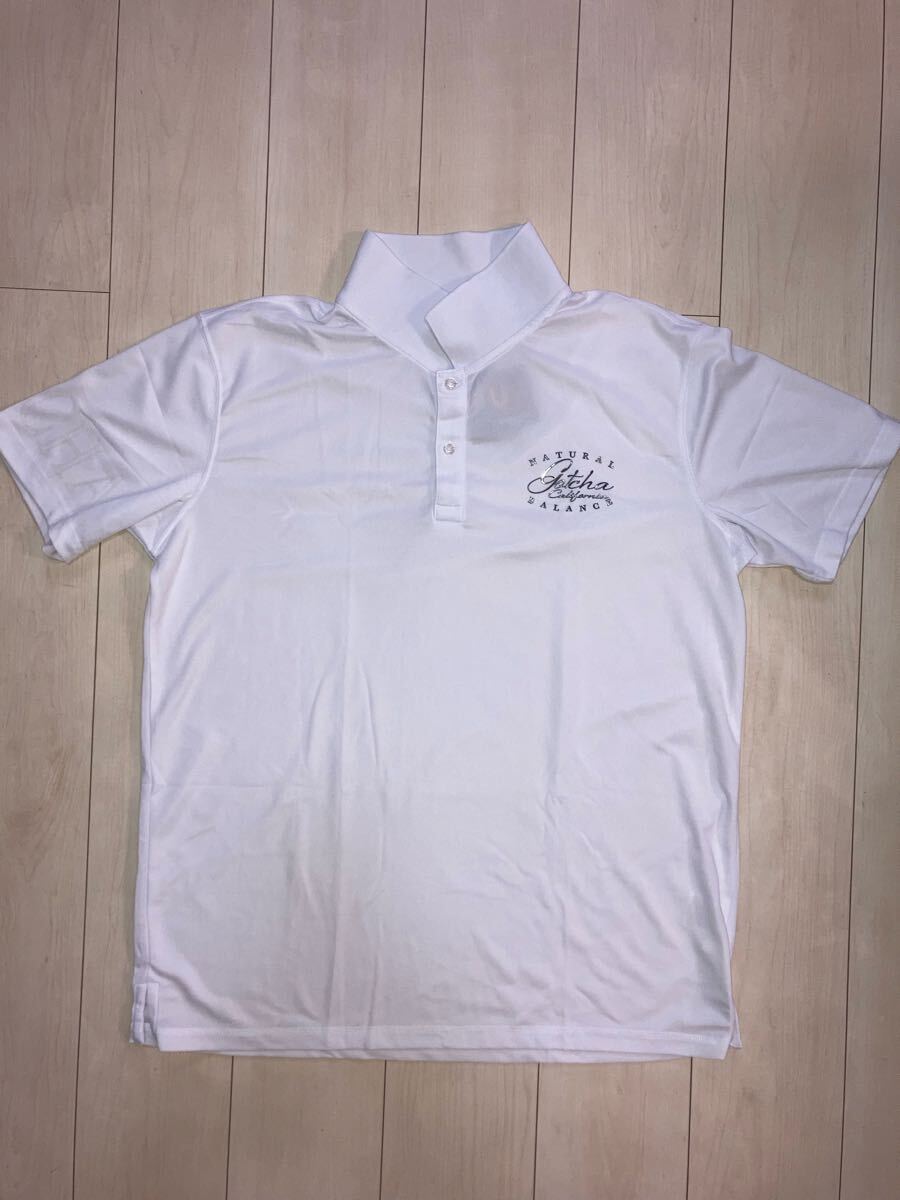 Gotcha ポロシャツ ホワイト XLサイズタグ付き拍卖