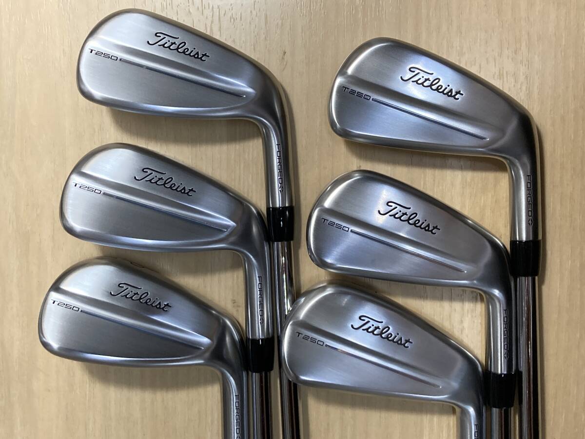 【中古 美品】タイトリスト 2025 T250 アイアン #5~PW (6本セット) NS PRO 880 AMC (S)拍卖