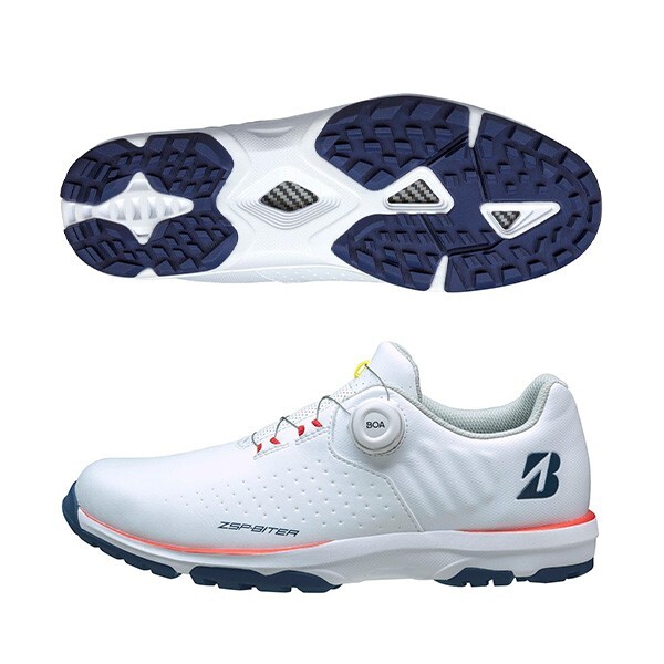 【新品】ブリヂストン BRIDGESTONE ゼロ・スパイク バイター ライト シューズ SH2505 白/オレンジ 27.0cm拍卖