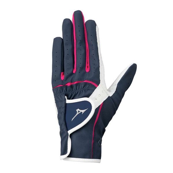 【新品】ミズノ W-GRIP ダブルグリップ 手袋/左手 グローブ ネイビー 21cm 5MJWL45114拍卖