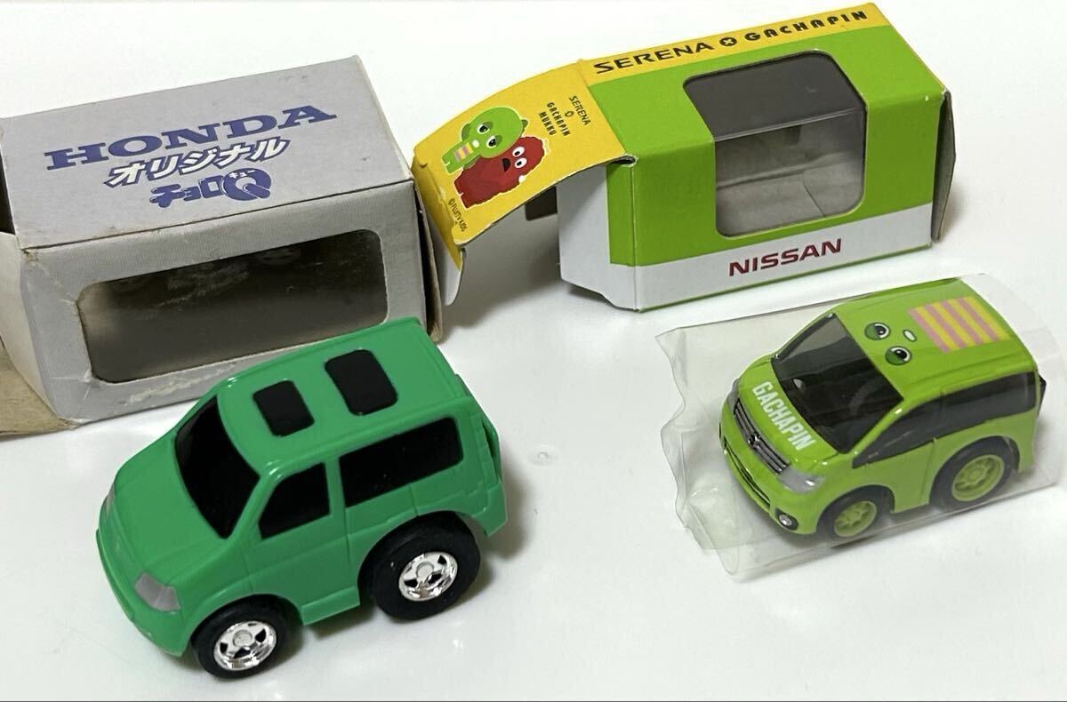 チョロQ ホンダオリジナル ステップワゴン ちびっこチョロQ 日産 セレナ×ガチャピン 非売品 送料180円拍卖