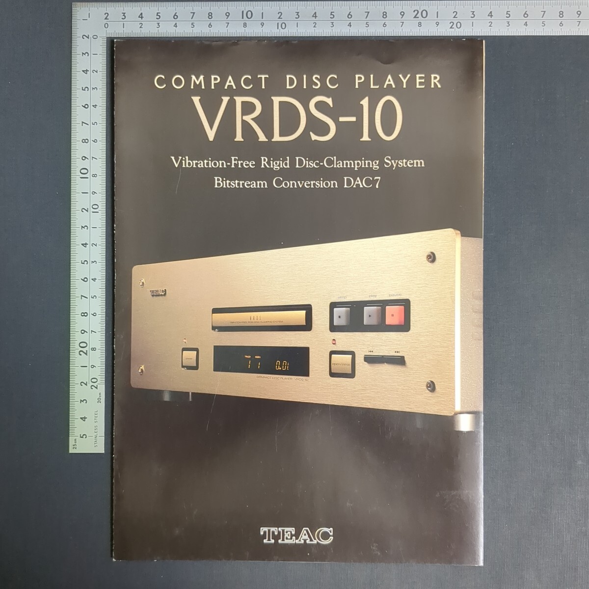 a404)カタログ TEAC VRDS-10 1992年 ティアック DAC7 SAA-7350 CDプレーヤー オーディオ ステレオ 家電拍卖