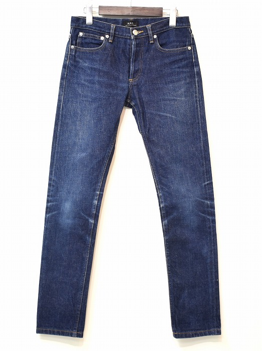 A.P.C. (アーペーセー) PETIT NEW STANDARDプチニュー スタンダードDENIM PANTSデニムパンツJEANSジーンズ APC 定番 ボトム トラウザー27 拍卖