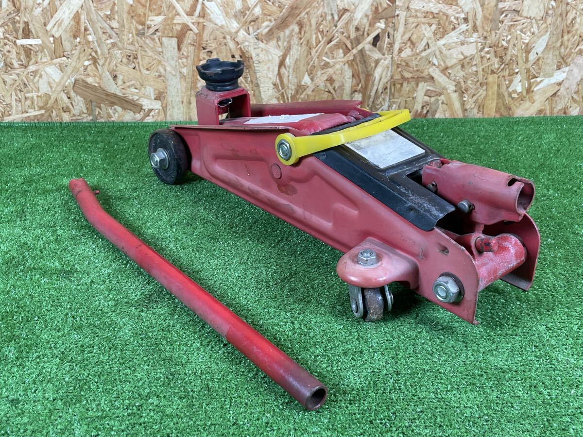 8B125 エマーソン EM-109 油圧 2t 2トン フロアジャッキ 作動範囲140mm~340mm 中古動作品 グリップ無拍卖