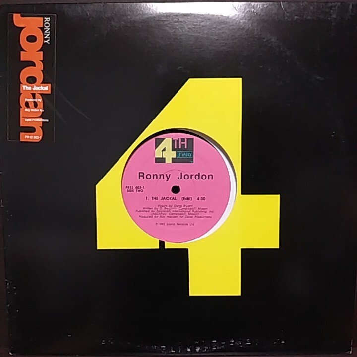 12inch ハイプステッカー付 US盤/RONNY JORDON THE JACKAL拍卖