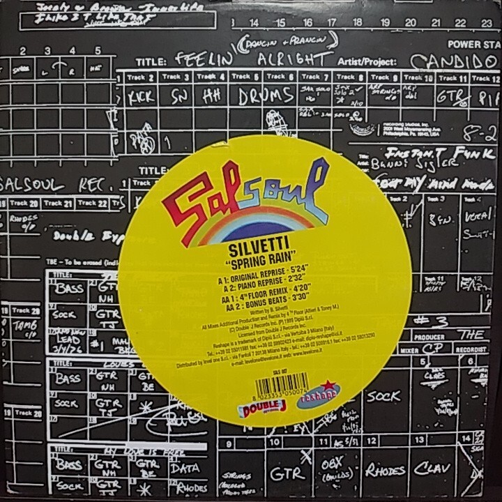 12inch イタリア盤/SILVETTI SPRING RAIN拍卖