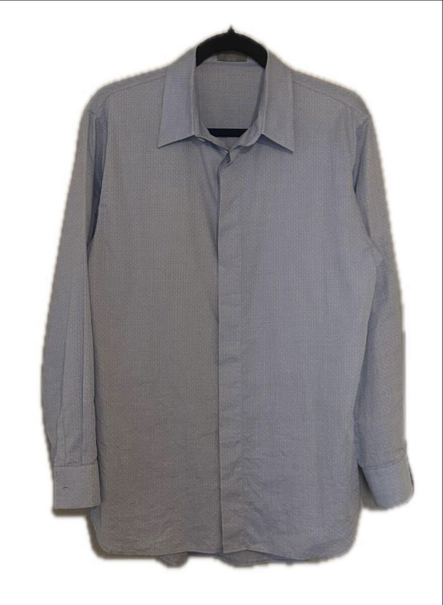 DIOR HOMME ディオールオム CDパターン ドレスシャツ ブラウス メンズ レディース 長袖シャツ トップス拍卖