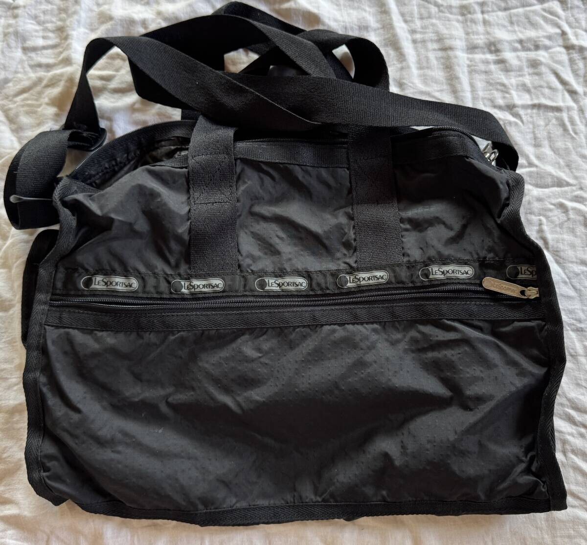 レスポートサック ショルダーバッグ 黒 ハンドバッグ ボストンバッグ ウィークエンダー 状態確認 中古品拍卖