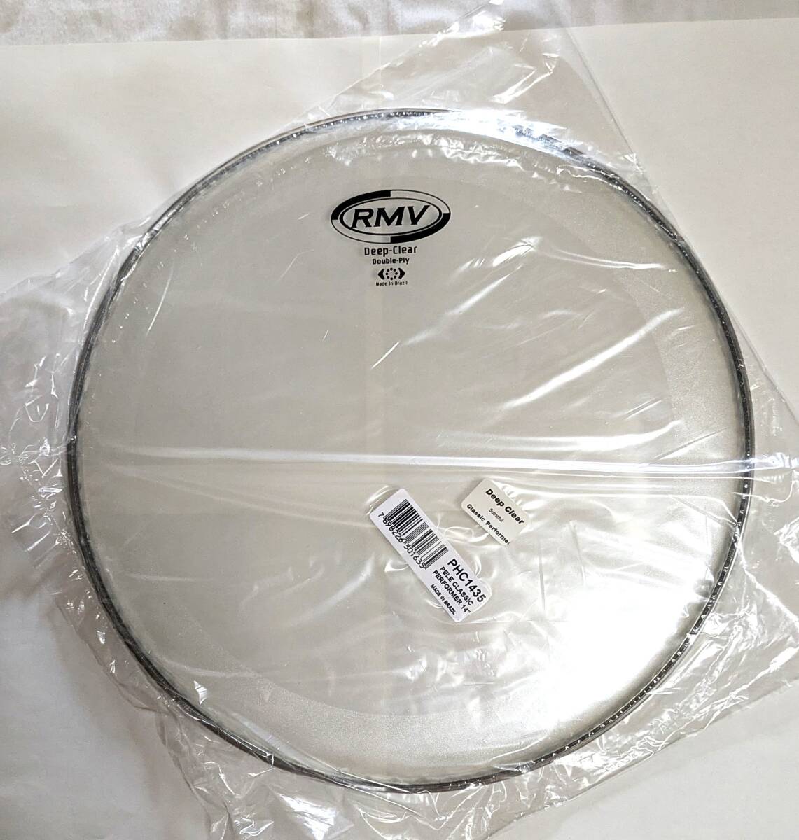 ◆◆RMV ドラムヘッド PHCシリーズ ダブルプライ(2ply)のクリアーヘッド 14インチヘッド 特価にて!! 特価即決です!拍卖