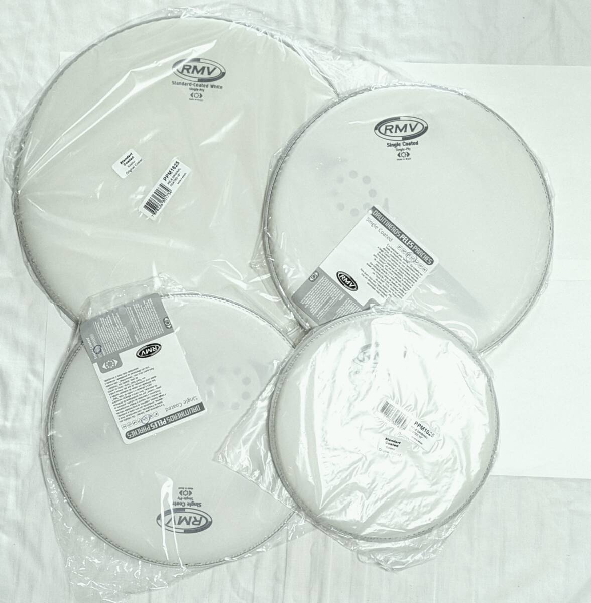 RMV ブラジルのブランド。PPM Series 10"+12"+13"+16" 4枚セットにて販売です。コーティングヘッド 即決です。拍卖